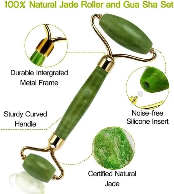 Jade Roller for Face and Gua Sha
