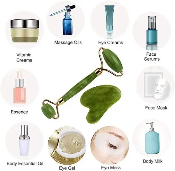 Jade Roller for Face and Gua Sha