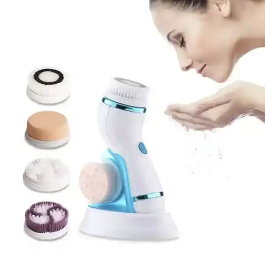 Cnaier 4-in-1 Electric Facial Cleansing Brush & Massager