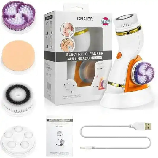Cnaier 4-in-1 Electric Facial Cleansing Brush & Massager